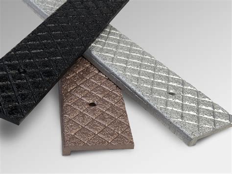 abrasive nosings for concrete stairs.